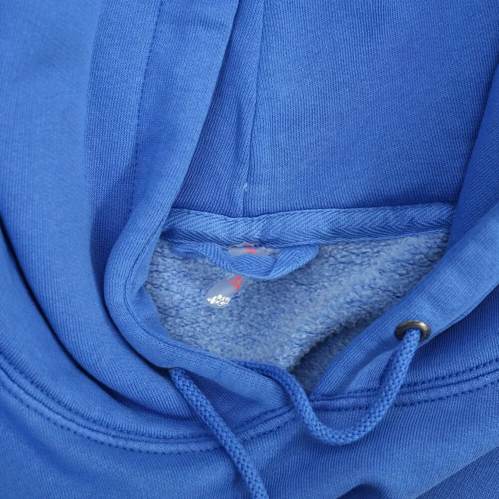 Free People FP Movement Undefeated Hoodie Cropped Top Sweatshirt Blue L 286335